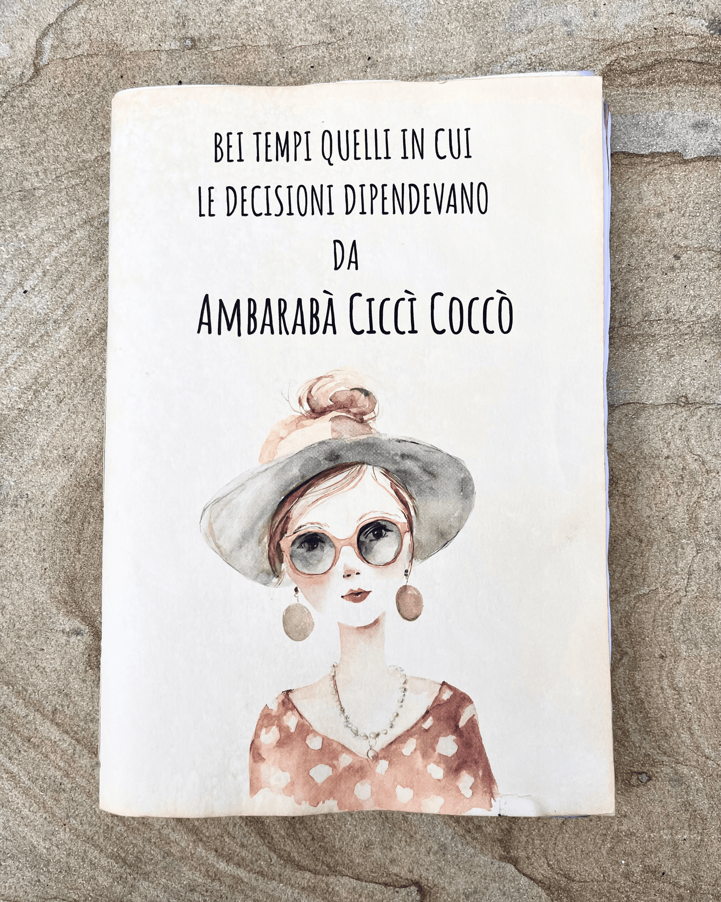 Ambarabà — Quaderno A5 fatto a mano