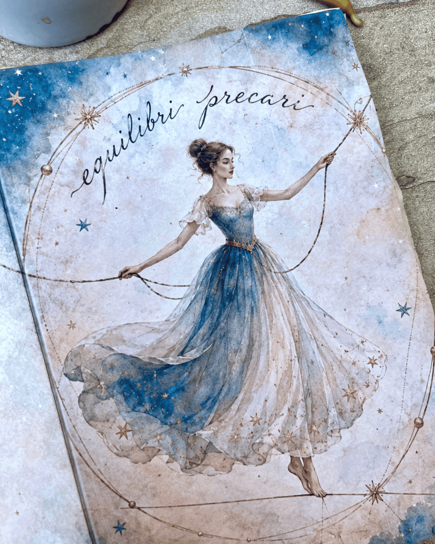 Equilibri precari — Quaderno A5 fatto a mano