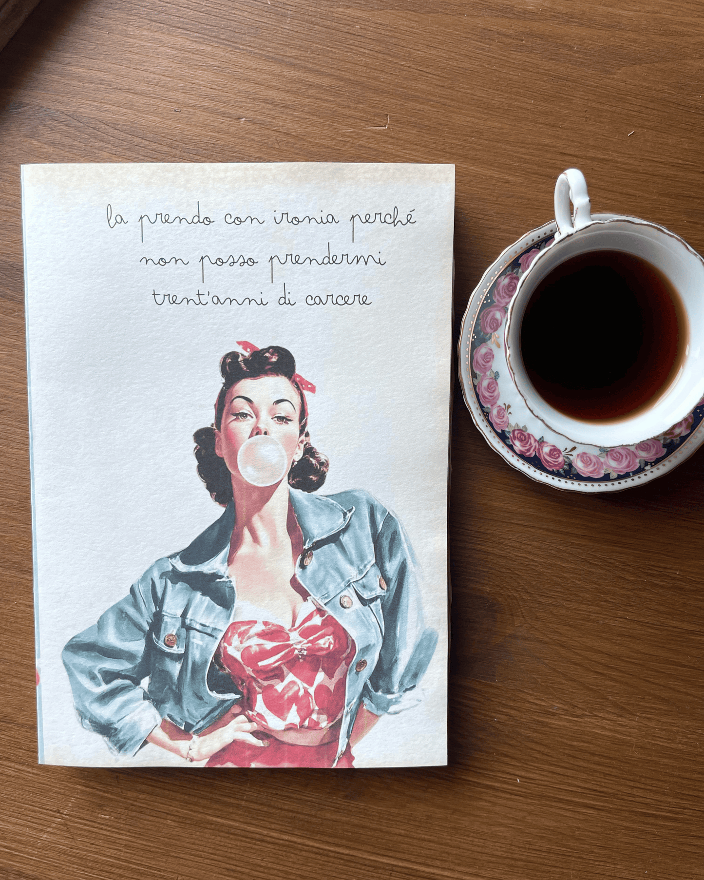 La prendo con ironia