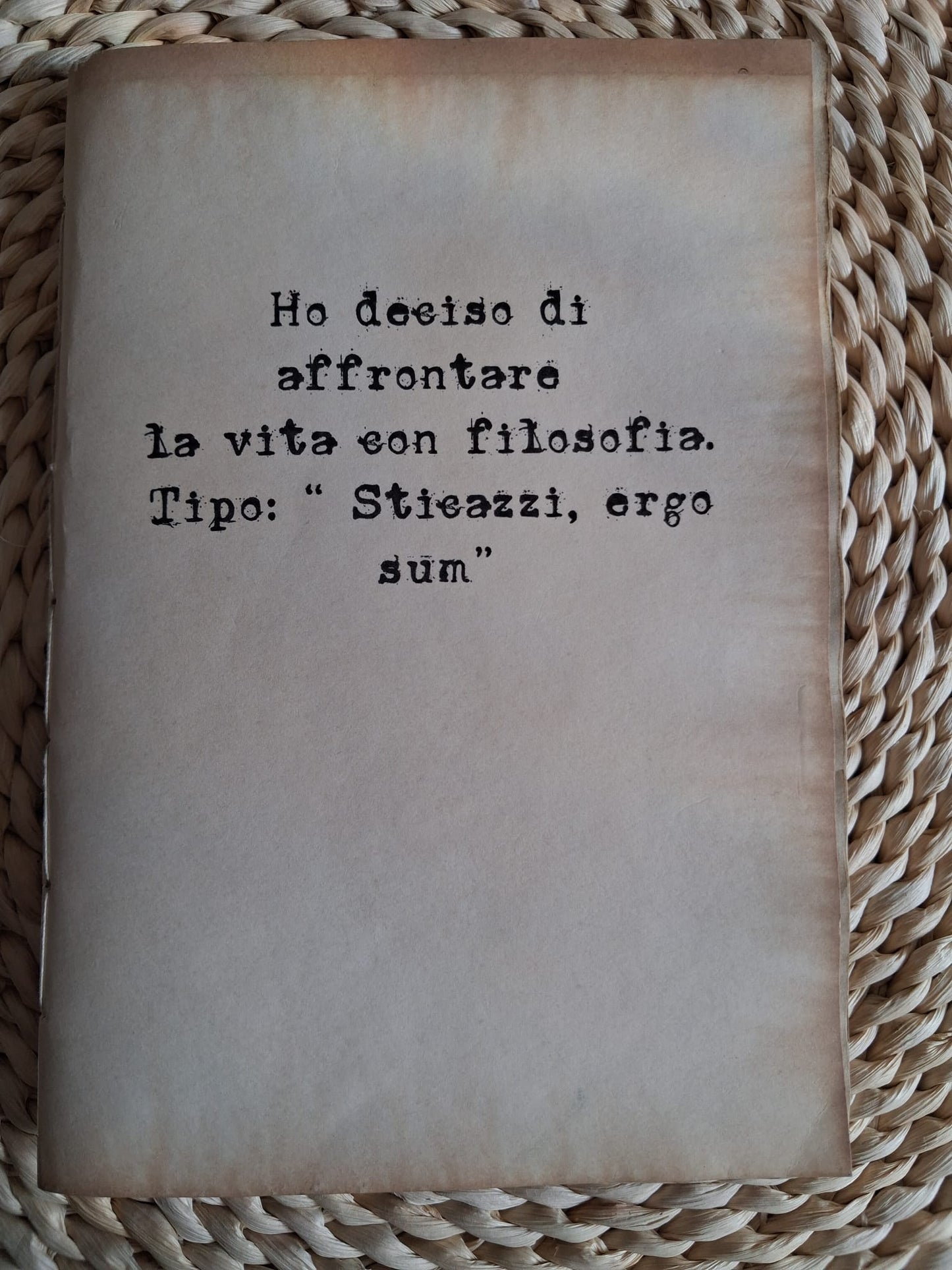 Ergo sum